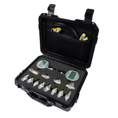 80M Digital Hydraulic Pressure Test Kit Gauge Coupling Hose with Case for Excavator