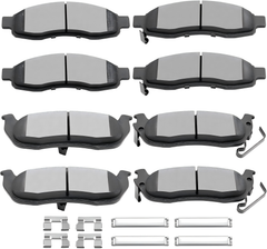 D1015 D1041 Front Rear Ceramic Brake Pads Kit For INFINITI QX56 2004-2006,For Nissan Armada 2005-2006,For Nissan Pathfinder Armada 2004