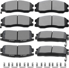 D1264 D1275 8pcs Front Rear Ceramic Brake Pads Sets Fit For 2012-2015 Chevy Captiva Sport,For 2007-2009 Chevrolet Equinox,Pontiac Torrent,Suzuki XL-7,For 2008-2010 Saturn Vue