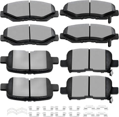D914 D865 Front Rear Ceramic Brake Pads Set Fit For 2003-2008 HONDA PILOT All Models (8 pcs)