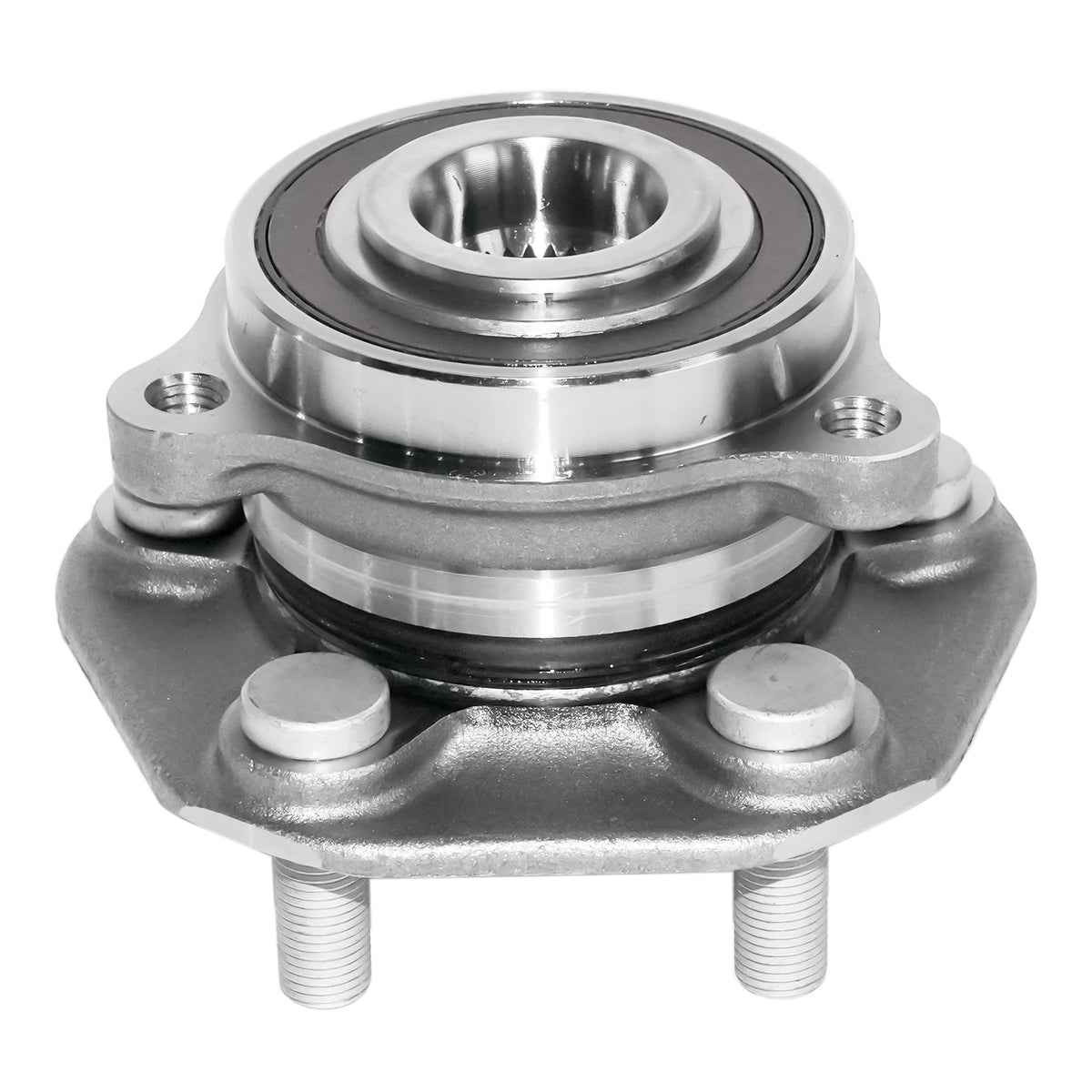 Front Wheel Bearing and Hub Assembly 1044121-00-E Fits for Tesla Model 3 Model Y Sedan Sport Utility 2018-2022 Silver 1Pc