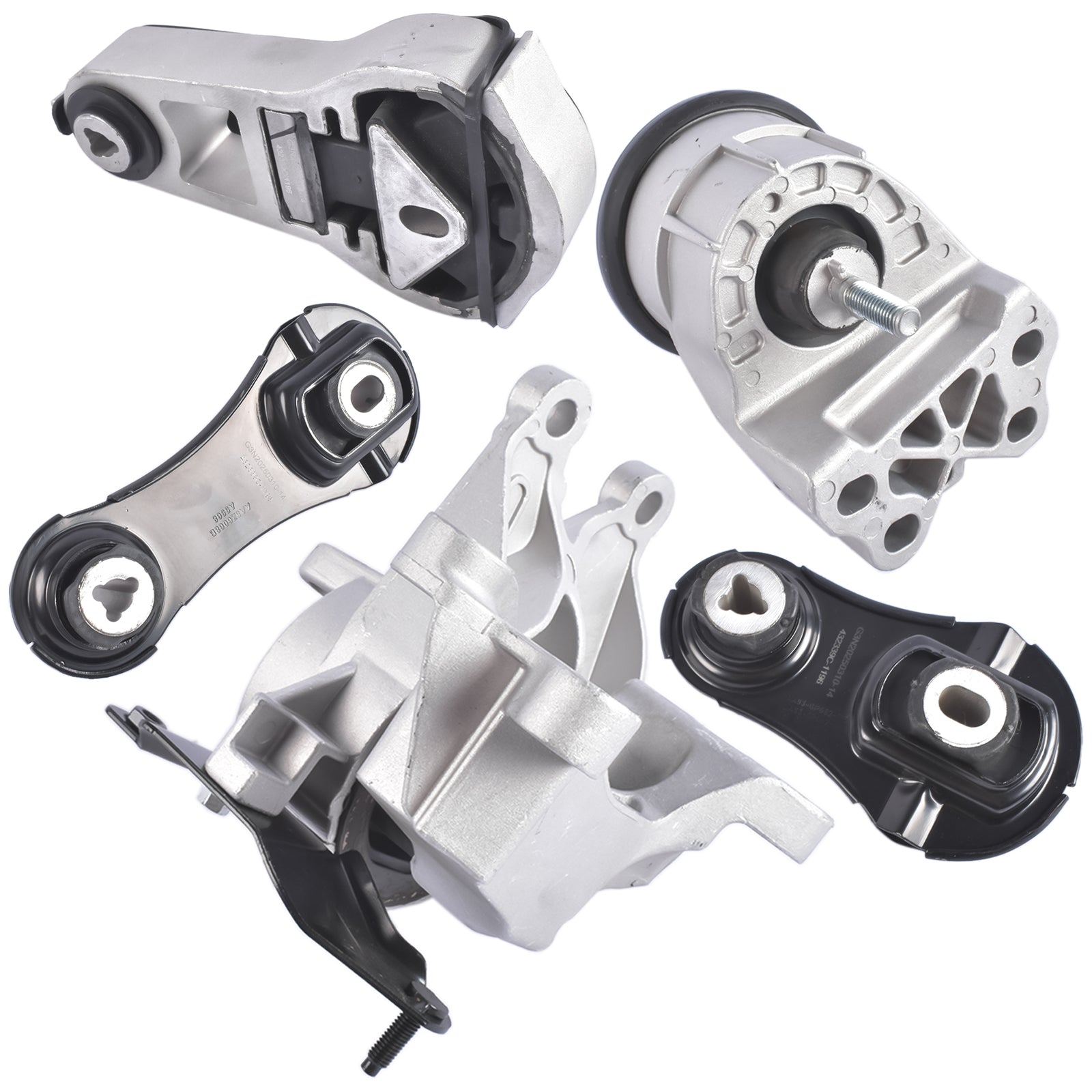 5PCS Engine Transmission & Torque Strut Mount Set Replacement for Ford Explorer 3.5L 2014-2016 A5734 A5569 A5568 A5635