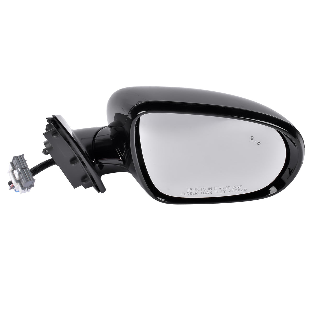 Passenger Side Door Mirror Power Heated Fit for Kia Sorento EX L LX SX SXL 2016-2018 Manual Folding without Memory without Puddle Light without Auto-Dimming with Blind Spot 87620-C6150 87620C6150