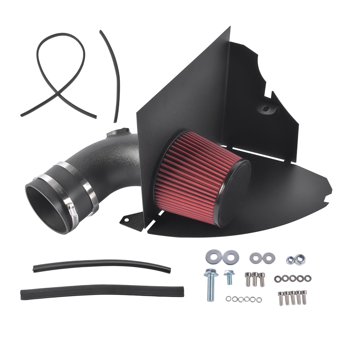 4" Cold Air Intake System Kit with Red Filter Replacement for BMW 2019+ M340i G20 G21, 2020+ M440i G22 G23, 2022+ M240i G42