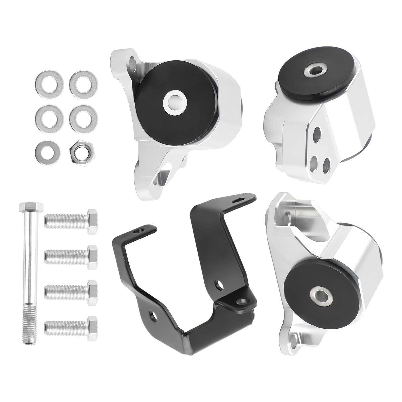 Billet 3 Bolt Engine Swap Mount Kit for Honda Civic EK 1996-2000 D15 D16 B16 B18 B-Series， D-Series