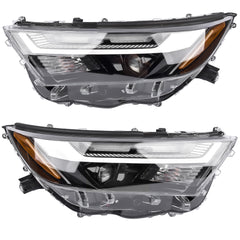 Pair Left+Right LED Headlight Lamp Assembly Replacement for Toyota RAV4 2.5L 2022 2023 2024 811500R350 811100R350