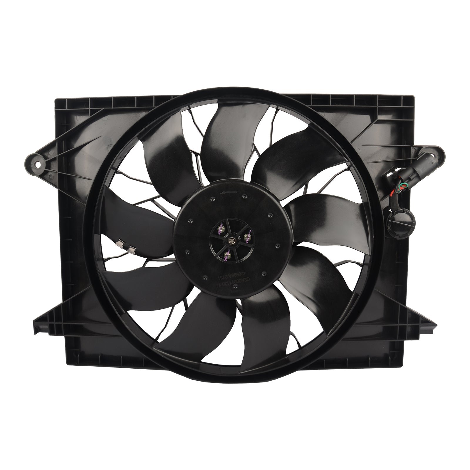 Radiator Cooling Fan Assembly Replacement for Dodge Charger Challenger SRT 6.2L V8 6010297