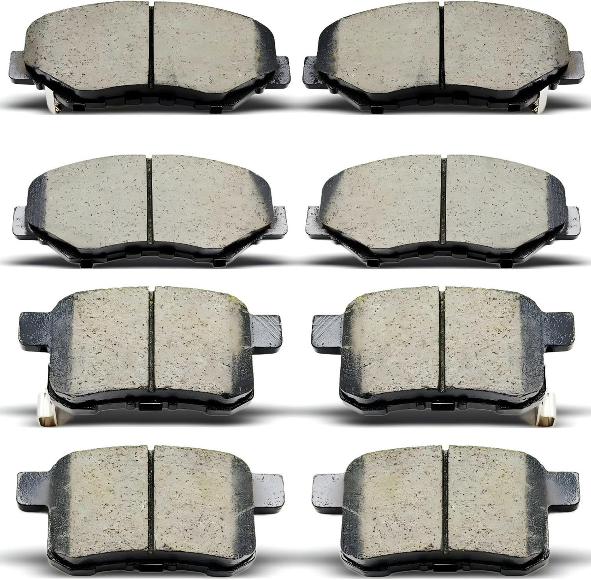D787 D1451 8pcs Front Rear Ceramic Brake Pads Kit Fit For 2009-2010 Acura TSX,2008-2011 Honda Accord