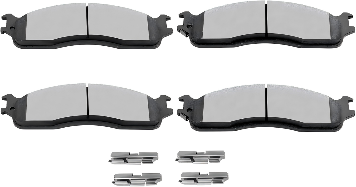 D966 D898 8pcs Front Rear Ceramic Brake Pads Sets Fit For 2003 2004 2005 2006 For Dodge Durango,2002 2003 2004 2005 For Dodge Ram 1500
