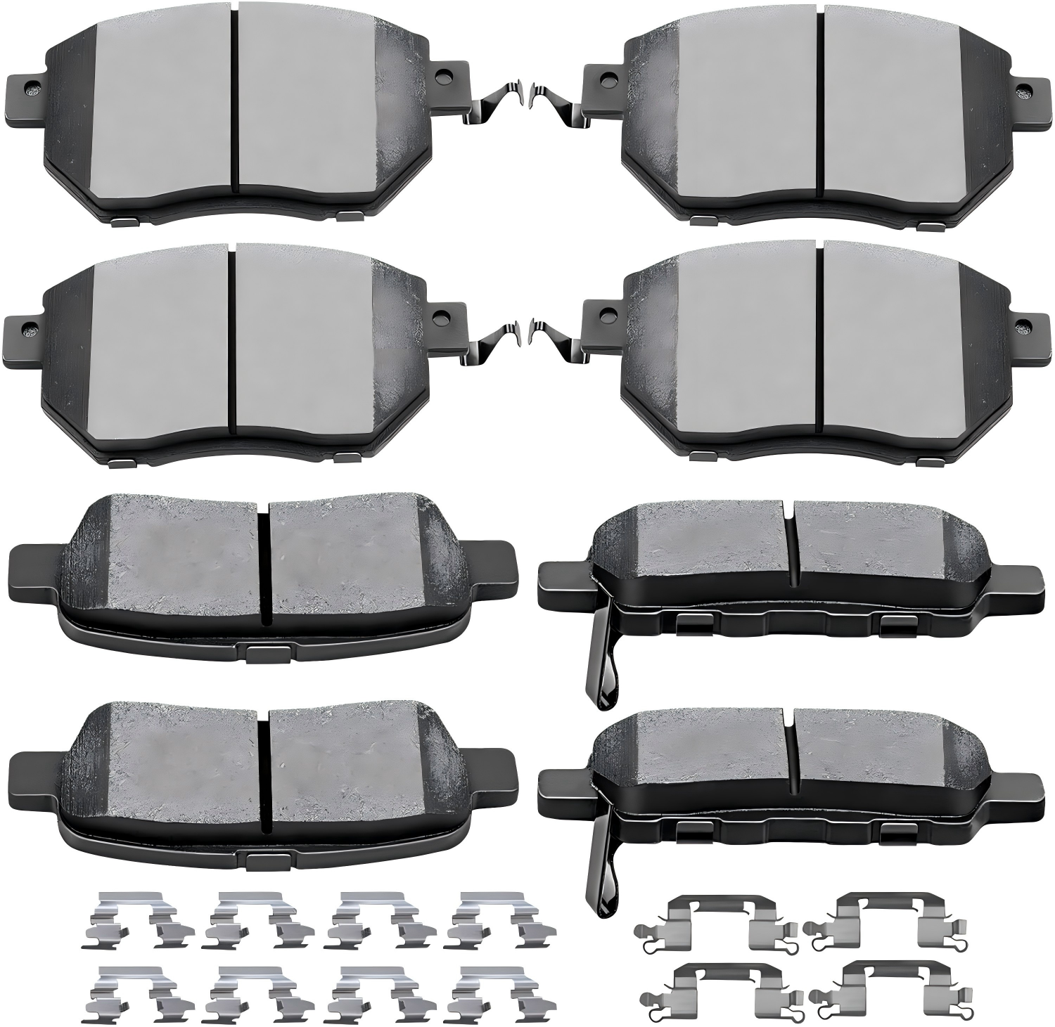 D905 D969 Front & Rear Ceramic Brake Pads for Infiniti FX35, FX45, Nissan Altima, Maxima, Murano