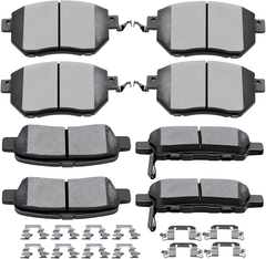 D905 D969 Front & Rear Ceramic Brake Pads for Infiniti FX35, FX45, Nissan Altima, Maxima, Murano
